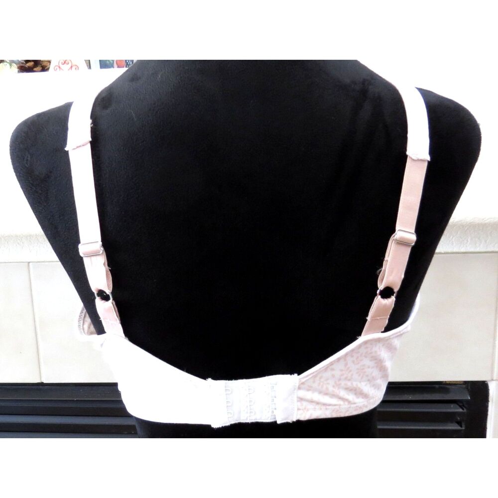 Bali Passion For Comfort Minimizer Underwire Bra Pink White 36DD #3385 - Picture 3 of 9